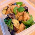 Тика's cooksnap of when they made 鶏肉と茄子とピーマン胡麻味噌炒め　.