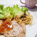 ぱふ's cooksnap of when they made なにもない日は…にんたまスパ（≧y≦＊）.
