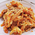 もんちとあずき's cooksnap of when they made えのきとささみの旨辛和え◎.