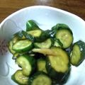 家では般若's cooksnap of when they made キュウリの大量消費に☆簡単キューちゃん.