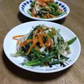 和☆2049's cooksnap of when they made えのきをプラス☆ほうれん草と人参のナムル.
