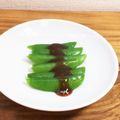 horseland's cooksnap of when they made スナップえんどうのつけてみそ.