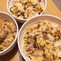 spitze's cooksnap of when they made 牛肉とコーンのチャーハン.