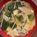 〈＊HATO＊〉's cooksnap of when they made 小松菜とえのきの和風卵スープ.