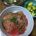 kirinda's cooksnap of when they made ぶっかけ丼.