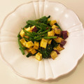 NON♡RAMU's cooksnap of when they made さつまいもとほうれん草の胡麻和え.