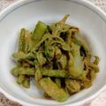 ♡ともりん's cooksnap of when they made ウドの葉っぱの練りゴマ和え.