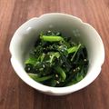 栗丸うさぎ's cooksnap of when they made 調味料ふたつ！ほうれん草の和風ナムル.