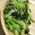 ☆sinnkuro★'s cooksnap of when they made 小松菜と新玉ねぎ＆椎茸味噌バター炒め.
