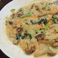 ﾁｮｺﾊﾟｲ's cooksnap of when they made 美味しい秋鮭に茸のクリーム煮かけ.