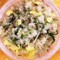 かせぃじん's cooksnap of when they made 水菜としらすの卵チャーハン.