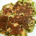 YOU1416's cooksnap of when they made ねぎ大量消費☆カレーチーズチヂミ♡.