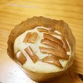 YOU1416's cooksnap of when they made リンゴとクリームチーズで作る「マフィン」.