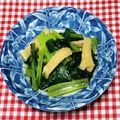 tokotann's cooksnap of when they made 【スピードおかず】時短！小松菜の煮浸し.