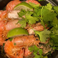 黒めんぼう's cooksnap of when they made 本格簡単タイ料理♬ 海老と春雨の蒸し煮.