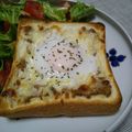 おゆず1001's cooksnap of when they made とろ〜りチーズのガパオトースト.