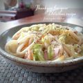 inyako's cooksnap of when they made 祖母直伝「白い焼きうどん」.