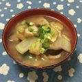 おはなすき's cooksnap of when they made 具材を5種類入れるだけ！栄養満点味噌汁☆.