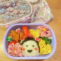 クックUR1SUQ☆'s cooksnap of when they made 先生ありがとう弁当♡卒園キャラ弁.