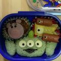 440100's cooksnap of when they made トイストーリーリトルグリーンメンキャラ弁.