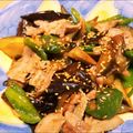 TeddySao's cooksnap of when they made 豚肉とナスのピリ辛炒め.