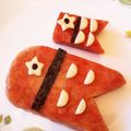 きらきら☆★'s cooksnap of when they made こどもの日に！鯉のぼり風スパムおにぎり.