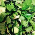 たりんご's cooksnap of when they made キュウリとセロリの和え物.