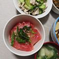 よちりん's cooksnap of when they made まぐろの漬け丼.