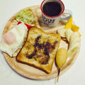 choco831's cooksnap of when they made おひとりさまのほろにがコーヒートースト.
