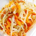 クック9E08UM☆'s cooksnap of when they made レンジで簡単！もやしのやみつきナムル.