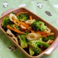 赤い電話's cooksnap of when they made ブロッコリーとちくわのごま酢和え　給食.