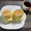 laputa3977's cooksnap of when they made イングリッシュマフィンのホットサンド.