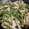 クックGT06PS☆'s cooksnap of when they made ピーマンとエリンギの塩昆布炒め.