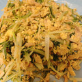 ももんが♡'s cooksnap of when they made 水菜とツナとタマゴの和風炒め.