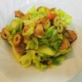 オジさんアスリート's cooksnap of when they made #キャベツとベーコンの炒め物　カレー風味.