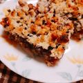 MINARIN5's cooksnap of when they made 激ウマあずきのクランブルケーキ♪.