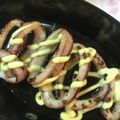 Dyayoi's cooksnap of when they made いかの箱舟(びっくりドンキー風).