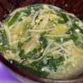 ゆりはるみ♡'s cooksnap of when they made にらとえのきの中華たまごスープ.
