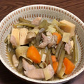 米の華's cooksnap of when they made 竹の子と蕗、鶏肉の田舎風煮物.