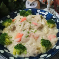虹色♪︎ちゅーりっぷ's cooksnap of when they made 白菜と鶏肉の中華風クリーム煮.