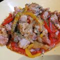 tosh☆i's cooksnap of when they made 鶏もも肉とパプリカのオイスターソース炒め.