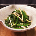 クック5E2Q86☆'s cooksnap of when they made 炙り油揚げとほうれん草のナムル風.