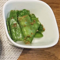 さわら383's cooksnap of when they made やみつき絹さやの胡麻和え☆.