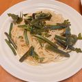 のあぐ's cooksnap of when they made 簡単！ワラビの和風パスタ.