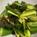 クック1DWX6D☆'s cooksnap of when they made オクラと韓国のりの和え物.
