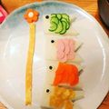 ちはるやきにく's cooksnap of when they made 離乳食後期☆端午の節句☆食パンで鯉のぼり.