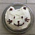 swisskiss's cooksnap of when they made 簡単カットでねこ型！デコレーションケーキ.