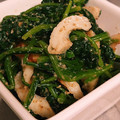 ｶｯﾊﾟ。's cooksnap of when they made ほうれん草と竹輪のわさび醤油和え.
