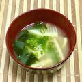 にきけん's cooksnap of when they made 柔らかタケノコ味噌汁.