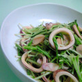 こひよこ's cooksnap of when they made ♪イカと水菜のささっと炒め♪.